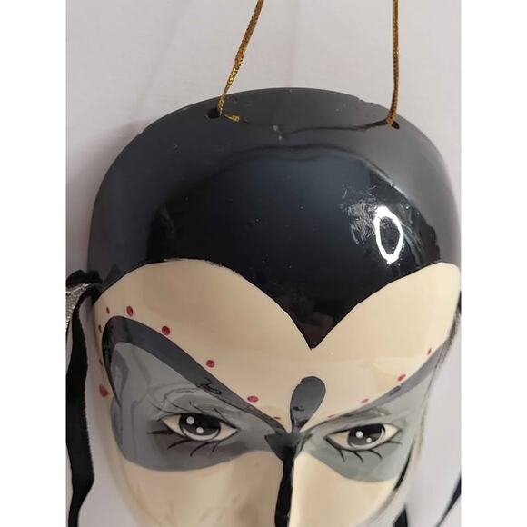 "Decorative Venetian-Style Mask with Ribbons and Bells." - Picture 5 of 9